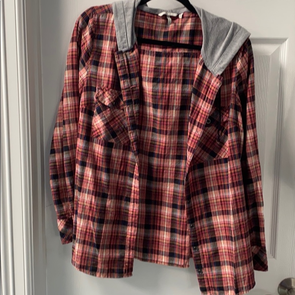 BKE flannel with hood